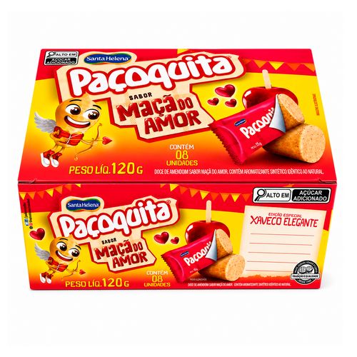Pacoquita Rolha Santa Helena Maca do Amor 120g-2-
